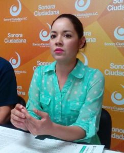 Cynthia Denisse Arcoamarillo Lhor, abogada de Sonora Ciudadana que llevó el caso Manasés ante los juzgados.