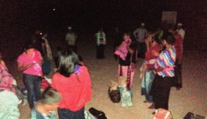 Un grupo de seris que habían movilizado fueron abandonados en el desierto.