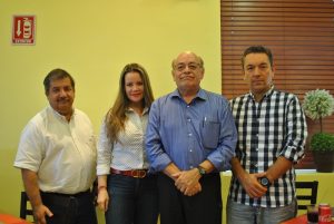 Integrantes del recién electo Comité Ciudadano Anticorrupción: Aquiles Fuentes, Alberto Hazz, Miriam Monreal y Aarón Aurelio Grajeda.