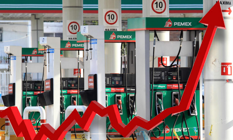 Precio de la gasolina premium sube más de 3 pesos en un año