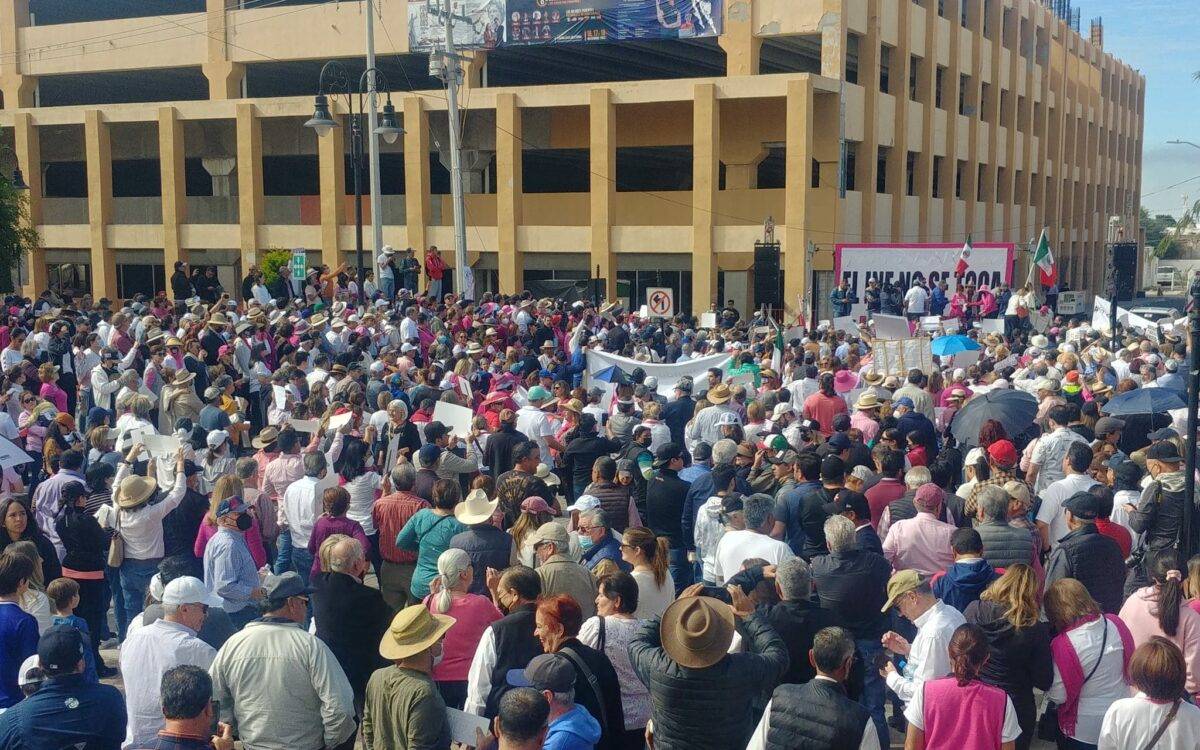 Miles de hermosillenses se manifestaron en defensa del INE
