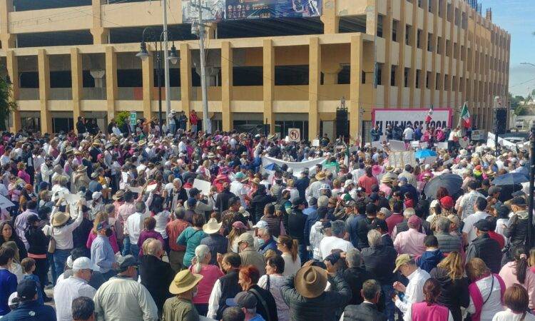 Miles de hermosillenses se manifestaron en defensa del INE
