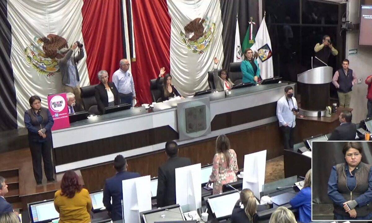 En sesión del Congreso del Estado fue aprobado por la mayoría la iniciativa de homologación.