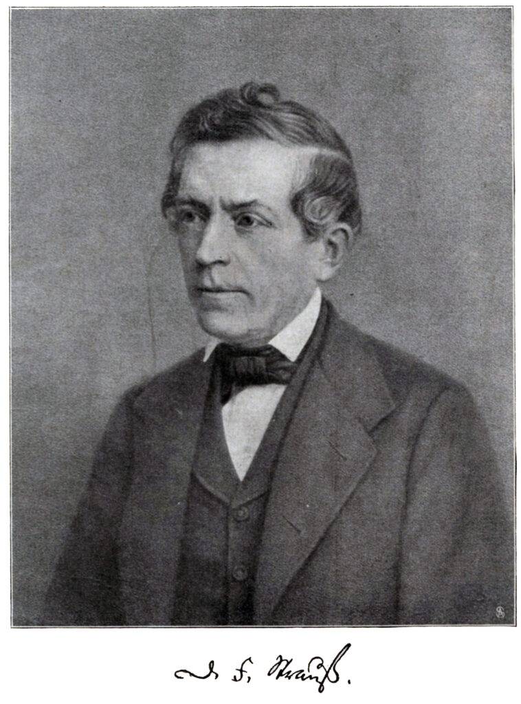 David Friedrich Strauss, autor de “La vida de Jesús”.