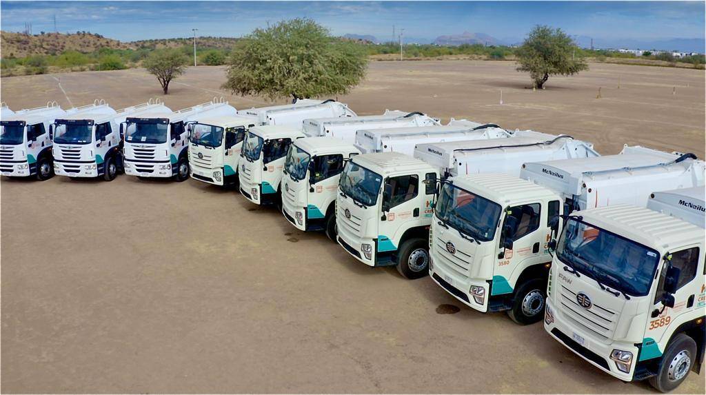 Camiones recolectores de basura