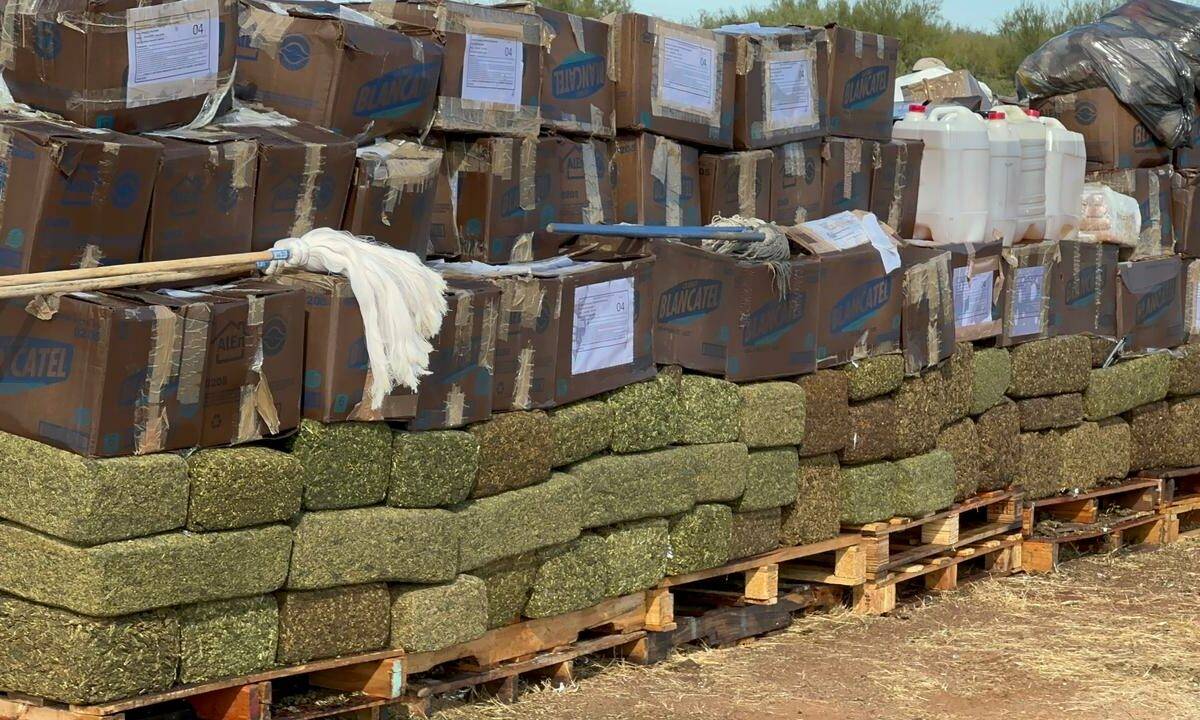 Droga que fue incinerada