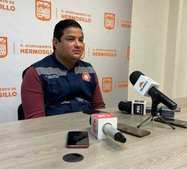 Sergio Flores, titular de Protección Civil Municipal en Hermosillo