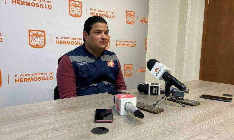 Sergio Flores, titular de Protección Civil Municipal en Hermosillo