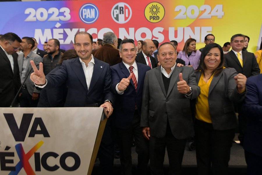 Resurgimiento de la alianza Va Por México (PAN-PRI- PRD).