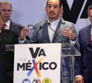 El líder nacional del PAN, Marko Cortés, anunció que su partido irá en coalición con el PRI y el PRD para competir por la Presidencia de la República en 2024,