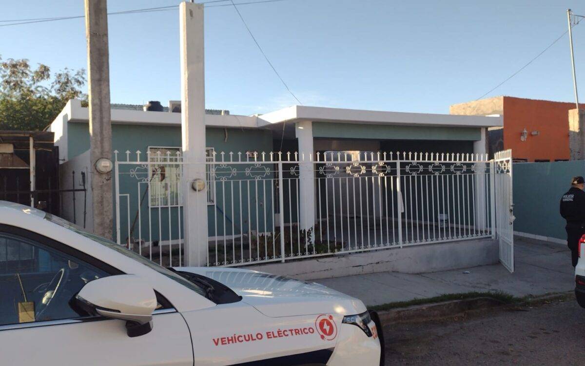 Domicilio donde se encontraban secuestradas tres personas en Hermosillo