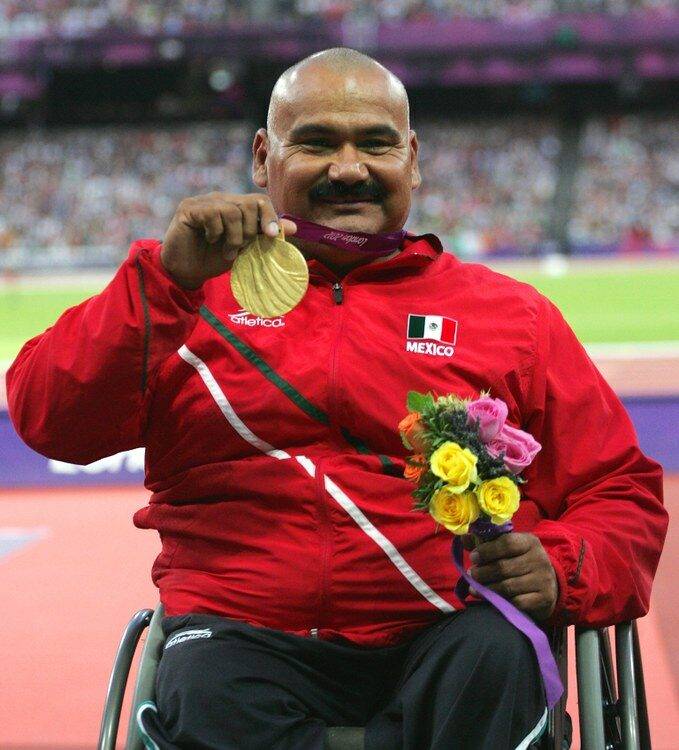 Luis Alberto Zepeda, medallista paralímpico.