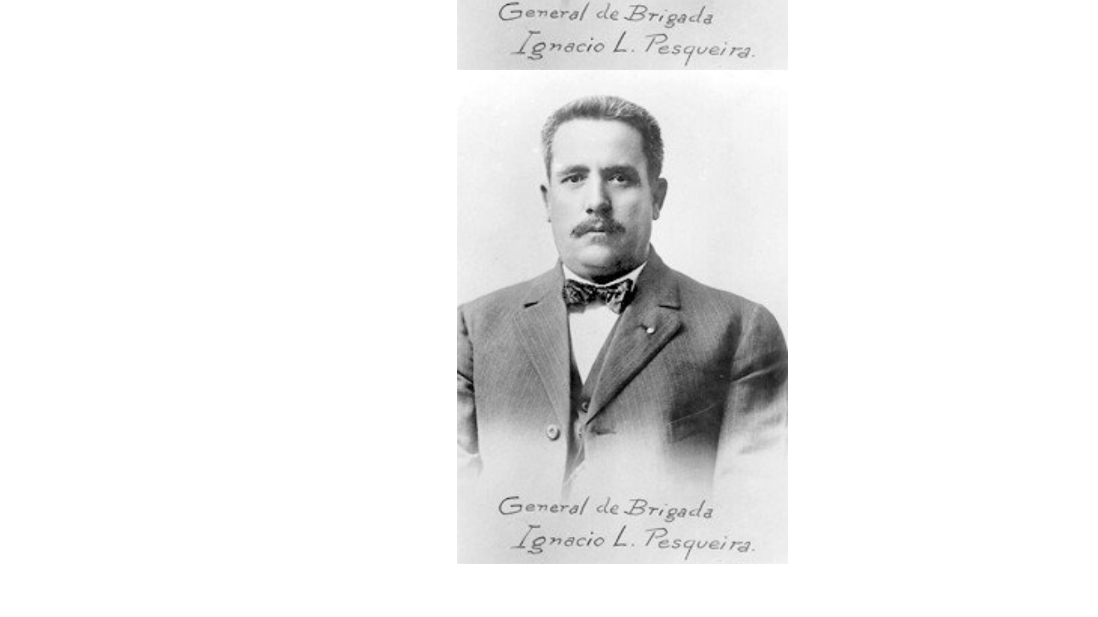 Ignacio Leandro Pesqueira, cubrió al gobernador Maytorena.