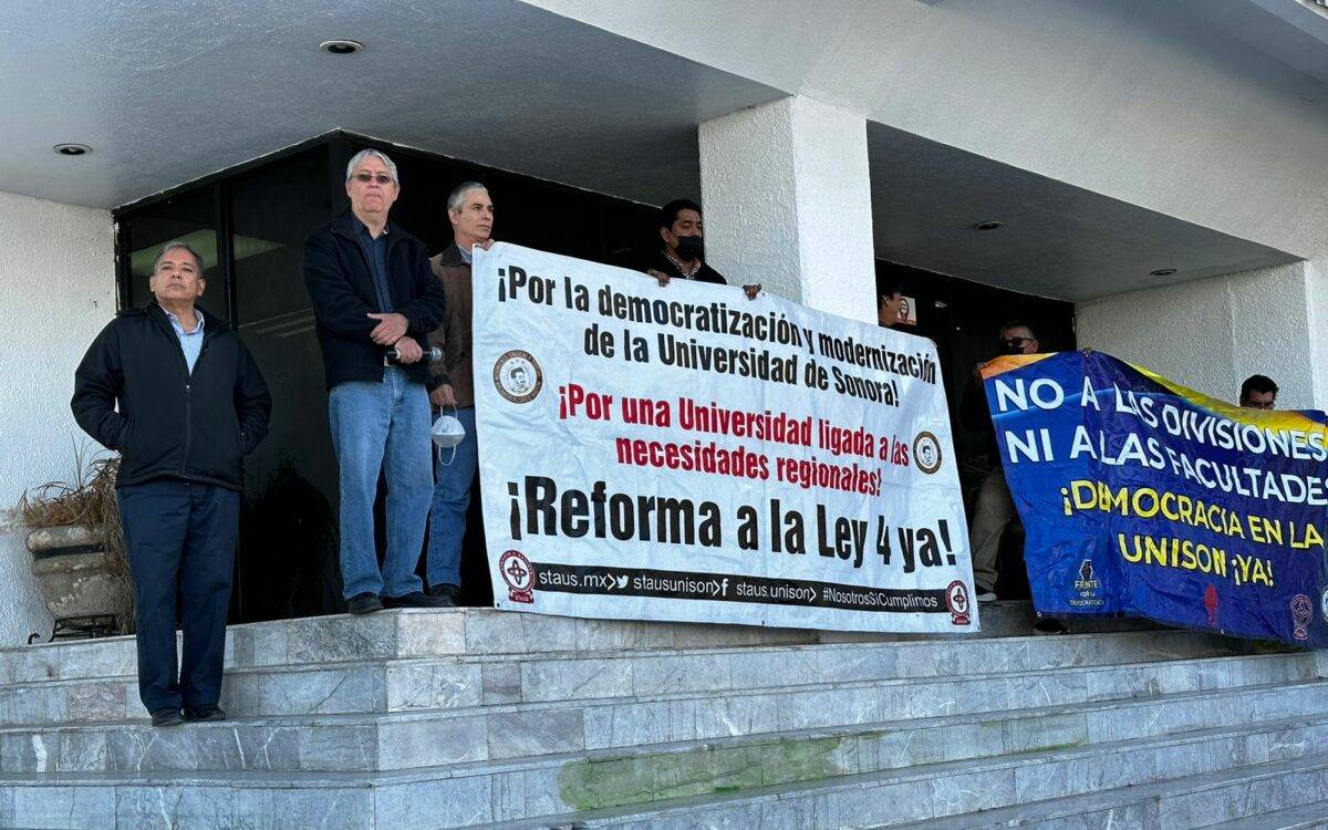 Maestros de la UNISON se pronuncian por gratuidad en Ley 4