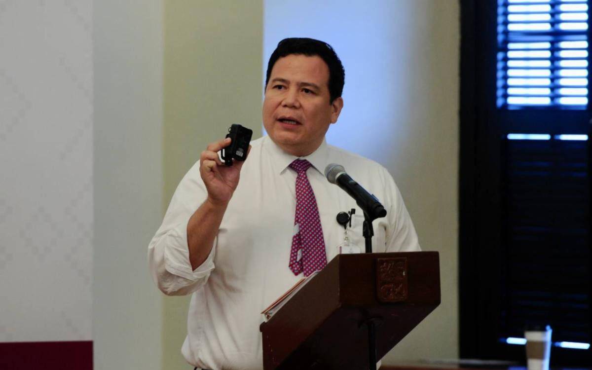 El Contralor Guillermo Noriega, el año pasado presentó el programa anti-corrupción que considera el uso de la cámara móvil en inspectores.