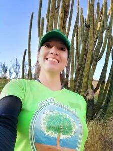 Pamela Ibarra Dávila, maestra, ambientalista, fundadora de “Cultura Verde”.