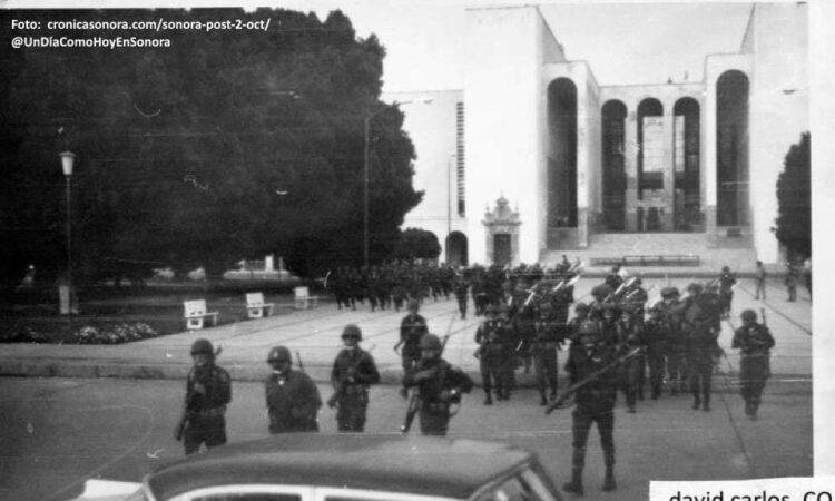 Asalto militar a los recintos de la Universidad de Sonora.