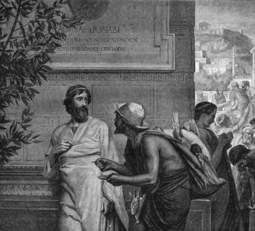 Arístides y el campesino.