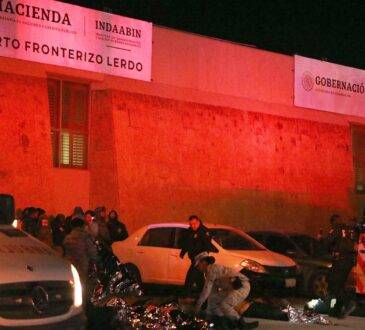 Estación migratoria del INM en Ciudad Juárez.