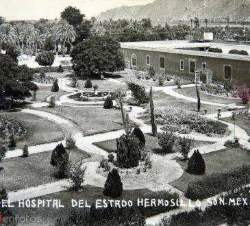 Imagen del antiguo Hospital Civil, donde hoy está el Parque “El Mundito”.