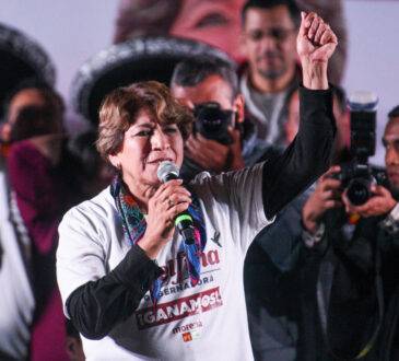Delfina Gómez gobernadora electa en el Edomex.