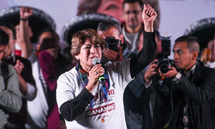 Delfina Gómez gobernadora electa en el Edomex.
