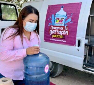 La presidenta de DIF Municipal, Yolanda Orozco de González informó que esta campaña busca acercar el acceso libre al vital líquido a las comunidades más vulnerables
