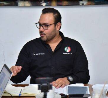 Luis Miguel Vargas, presidente del Partido Revolucionario Institucional (PRI) en Hermosillo