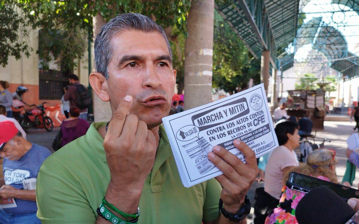 Ignacio Peinado Luna, dirigente de la Unión de Usuarios de Hermosillo