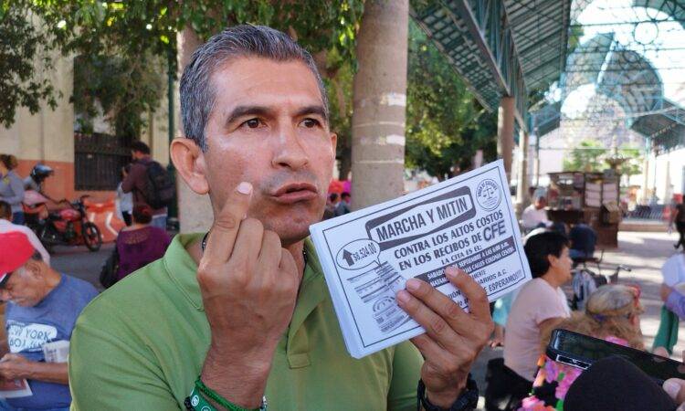 Ignacio Peinado Luna, dirigente de la Unión de Usuarios de Hermosillo