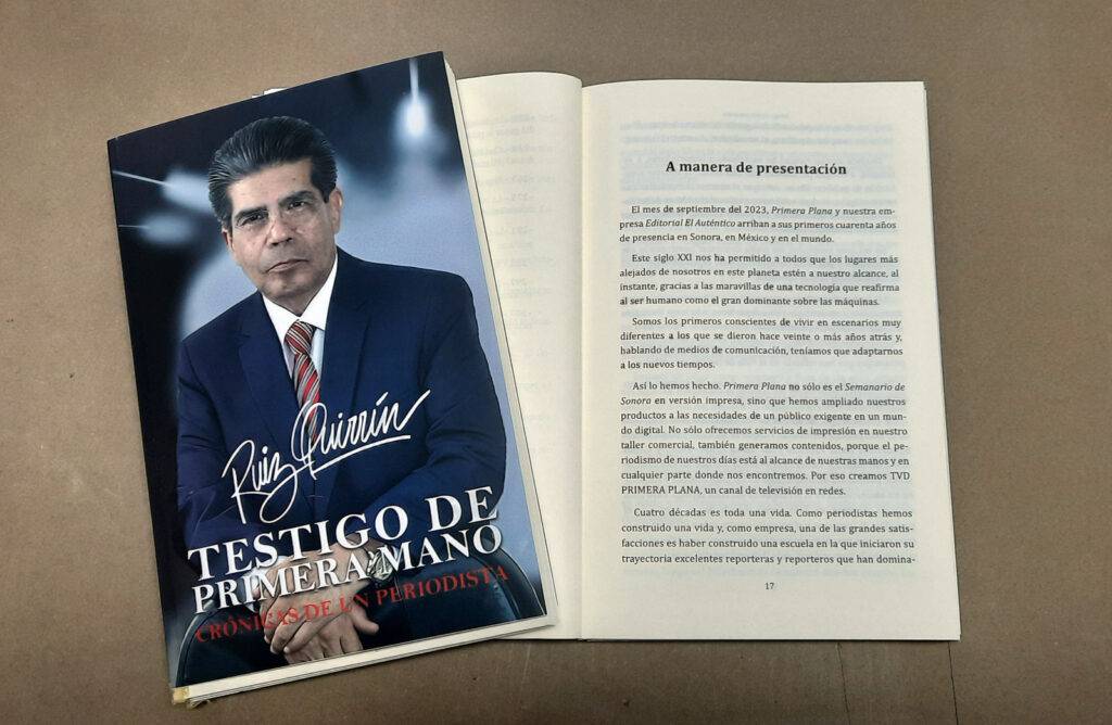 Libro ''Testigo de Primera Mano''