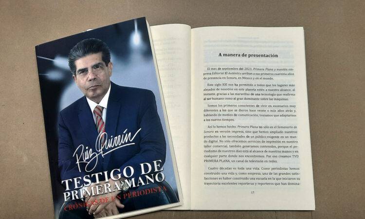 Libro ''Testigo de Primera Mano''