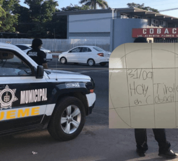 Una supuesta amenaza de tiroteo generó que este lunes se suspendieran las clases en el Cobach I debido al pánico que tuvieron los estudiantes