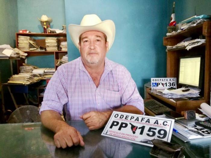 Gamaliel Cañedo Maciel, presidente de la Organización para la Defensa del Patrocinio Familiar (Odepafa).