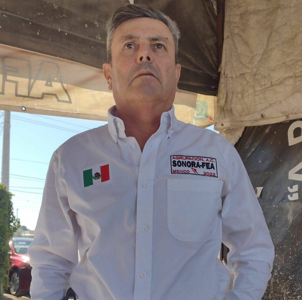 Martín Manzo, líder de la Organización Frente Estatal de Autos (FEA).