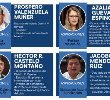 Más de la mitad de los diputados locales de Sonora buscarán “brincar” a otro cargo de elección popular el próximo año, o para ser reelectos.