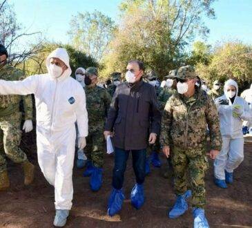 El gobernador Alfonso Durazo Montaño informó que buscan a los responsables de instalar un narco laboratorio en la sierra de Quiriego, Sonora