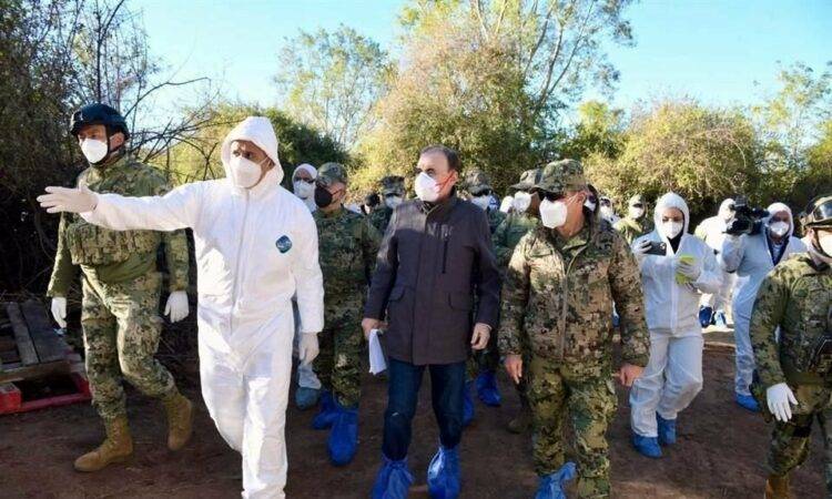 El gobernador Alfonso Durazo Montaño informó que buscan a los responsables de instalar un narco laboratorio en la sierra de Quiriego, Sonora