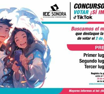 Para fomentar la participación electoral en jóvenes, lanzan concurso para TikTok “votar sí importa”, el cual busca que salgan a las urnas el 2 de junio