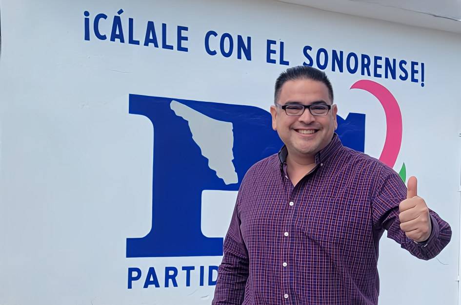 Alí Camacho, dirigente estatal del Partido Sonorense.