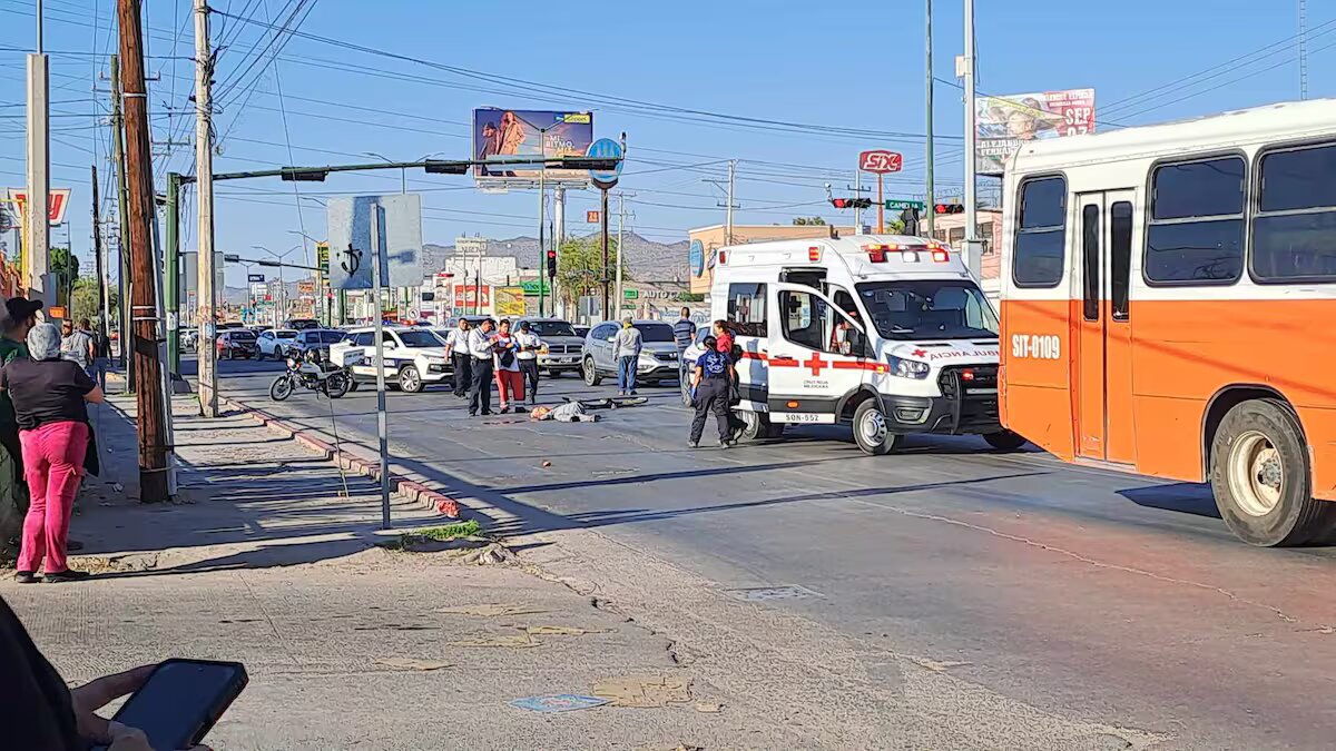 El fin de semana un chofer de un transporte urbano arrolló y mató a un ciclista