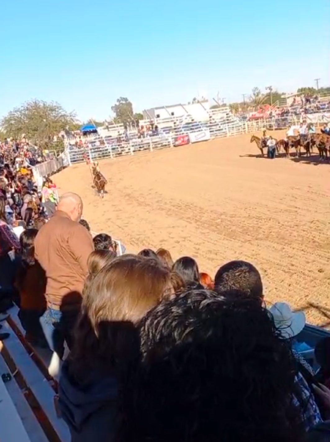 Disfrutan sanluisinos del rodeo organizado por los vaqueros del Río Colorado.