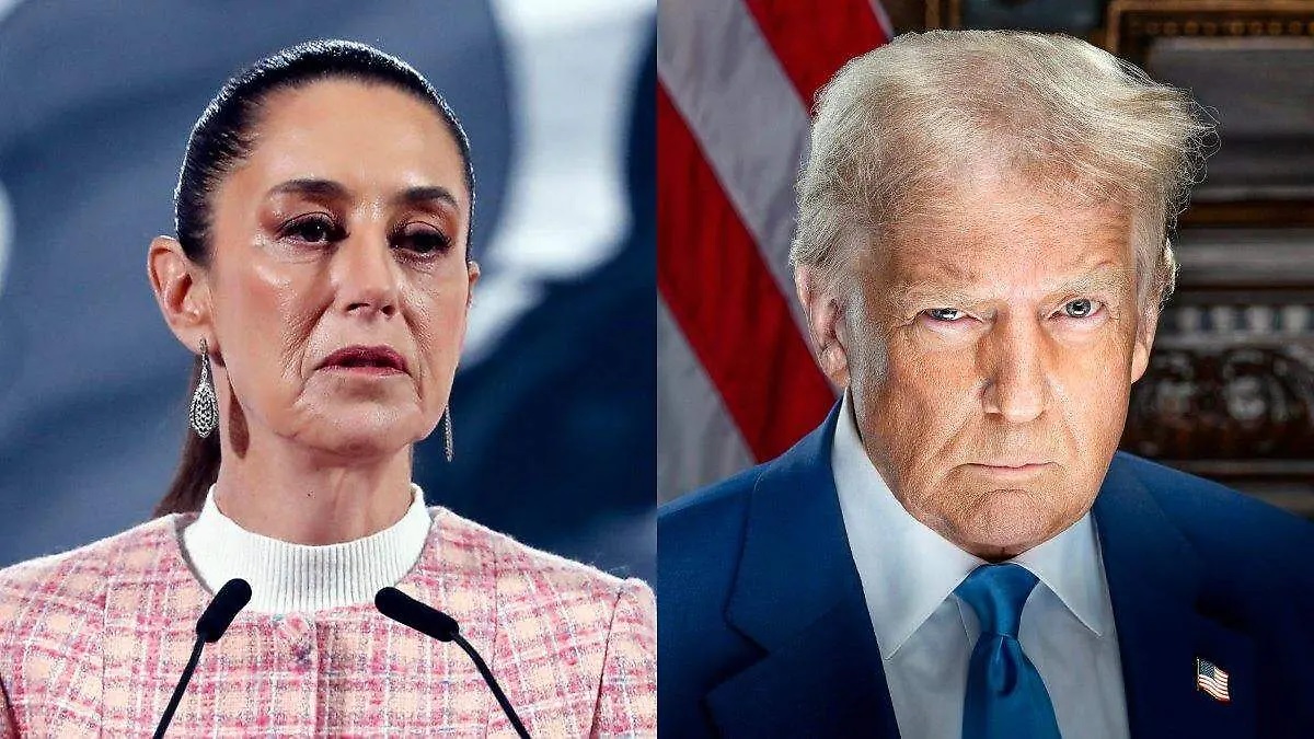 Claudia Sheinbaum y Donald Trump… Ambos “cantaron victoria”.