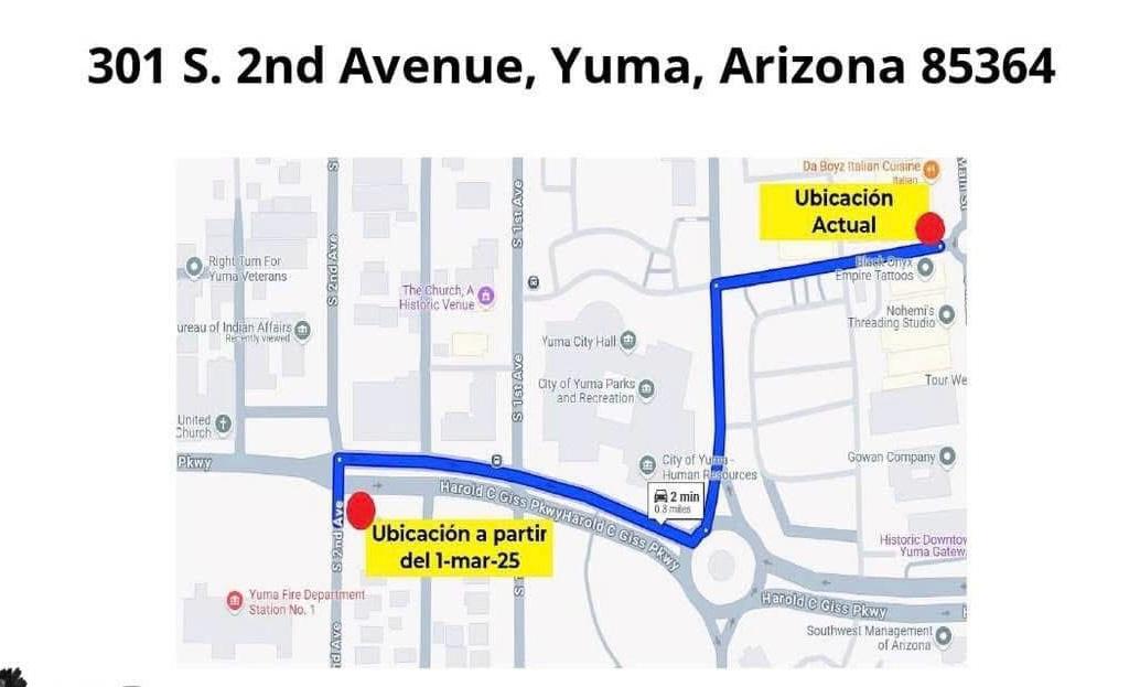 Tendrá Consulado de México en Yuma nueva ubicación.