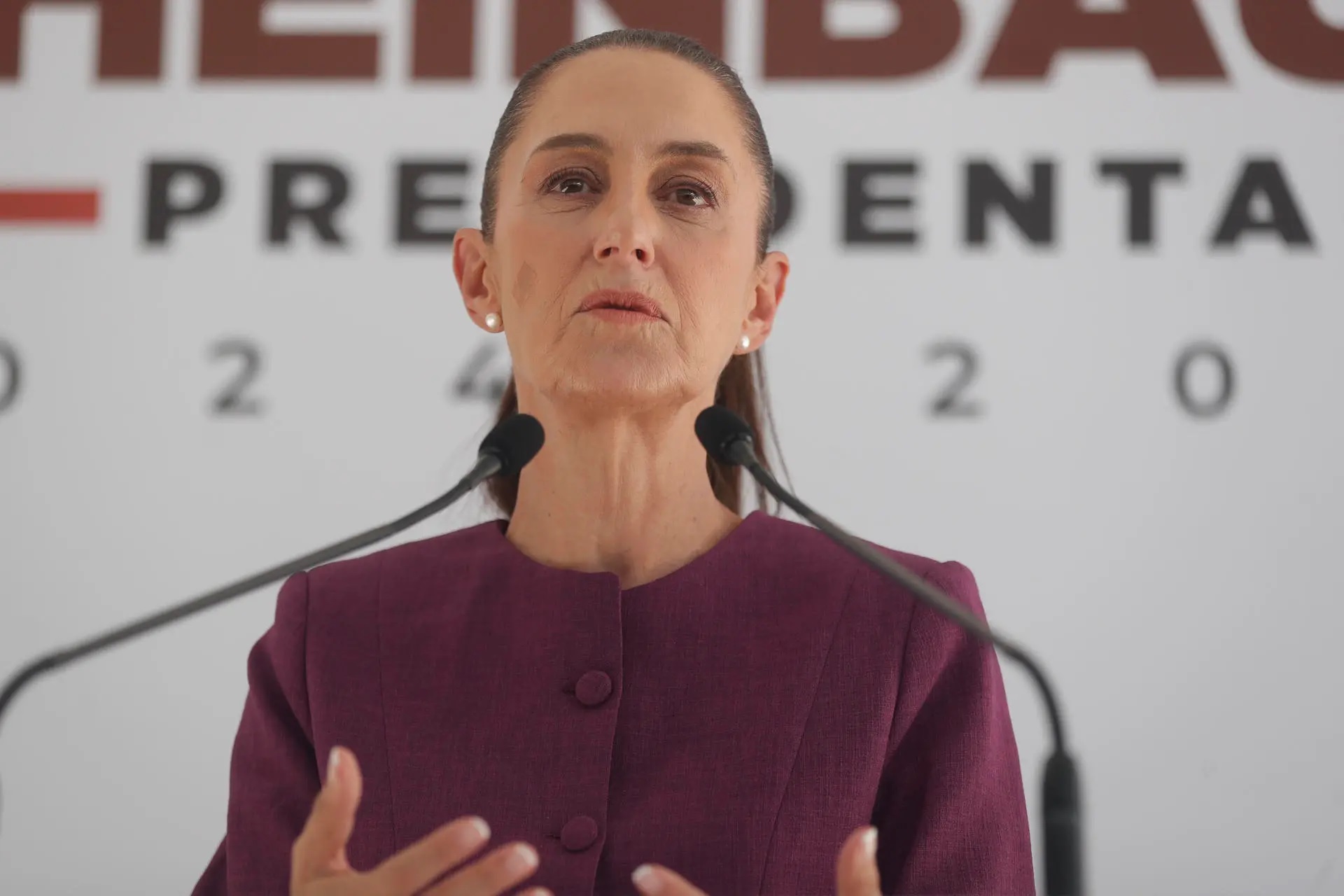 Presidenta Sheinbaum… Informará a EU sus logros en migración y en seguridad.