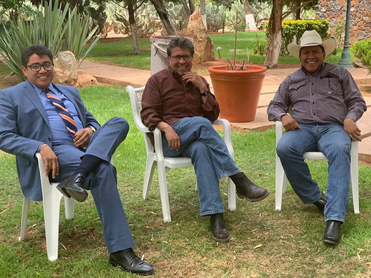Los hermanos Saúl, Ricardo y David Monreal Ávila.